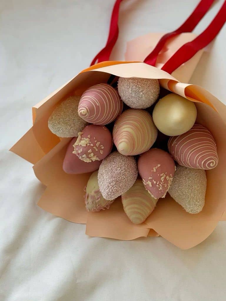 Букет «Клубника в шоколаде букет#4 12шт» — ЛИЛИТ Симферополь