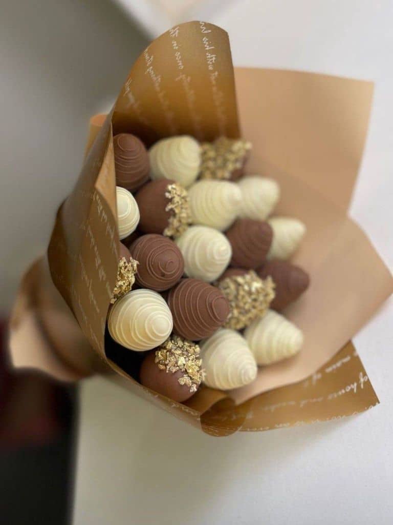 Букет «Клубника в шоколаде букет#3 20шт» — ЛИЛИТ Симферополь