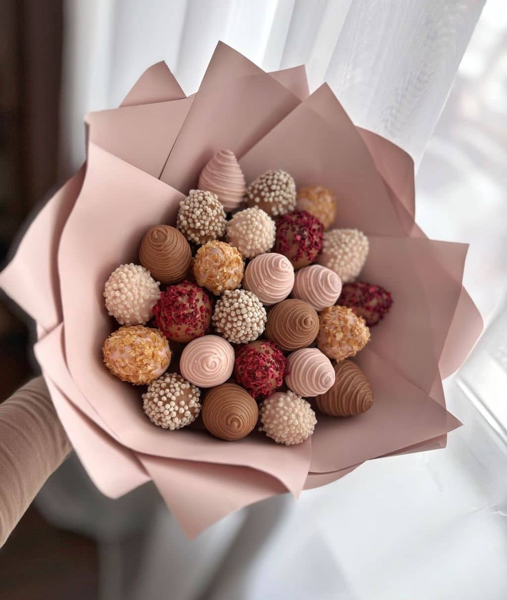 Купить Клубника в шоколаде букет#6 25шт, Клубника в шоколаде