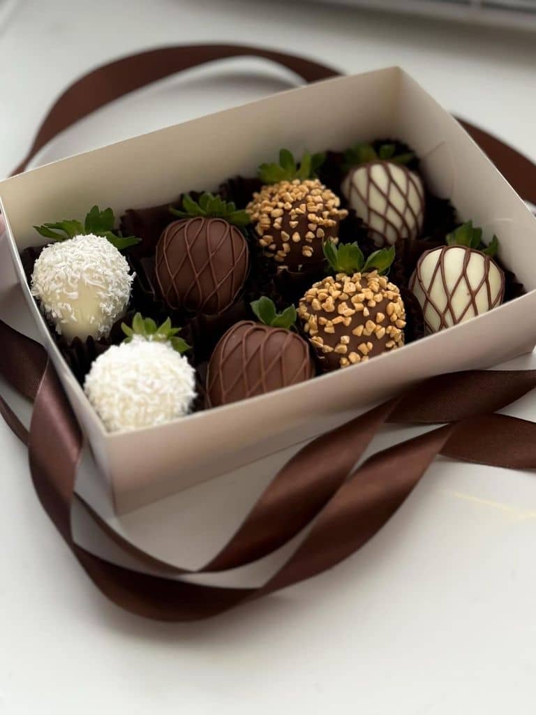 Букет «Клубника в шоколаде#1 8шт» — ЛИЛИТ Симферополь