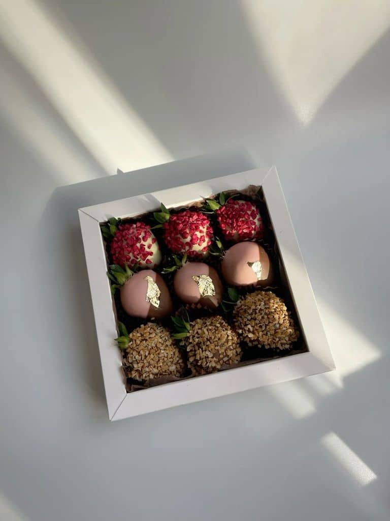 Букет «Клубника в шоколаде#4 9шт» — ЛИЛИТ Симферополь